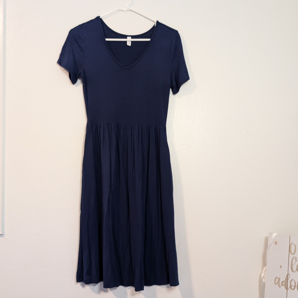 Navy Blue Women's Dress